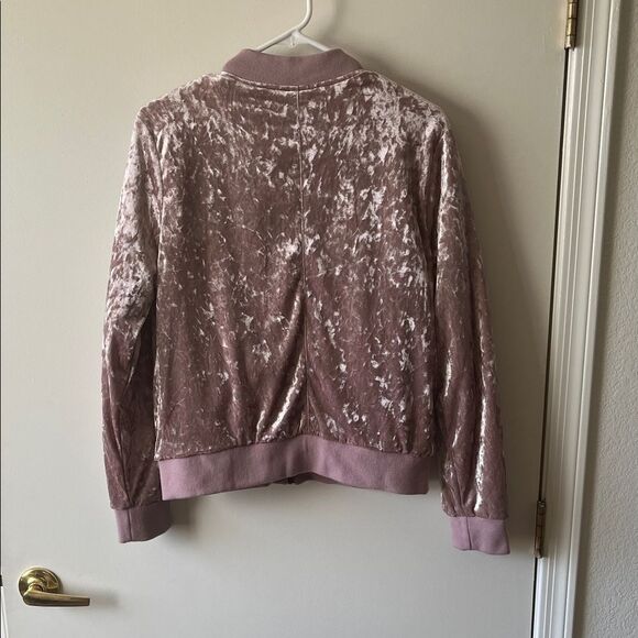 Ashley By 26 International Mauve Bomber Jacket Size M GUC - Picture 3 of 6